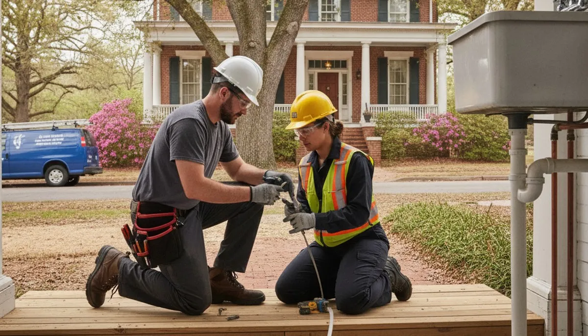 Atlanta, GA plumbing repair team providing emergency leak and pipe repair services