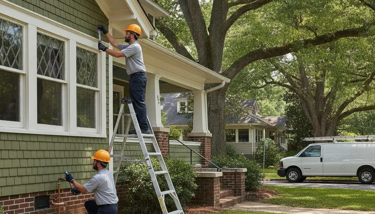 Atlanta, GA plumbing repair technician providing emergency leak and pipe repair service