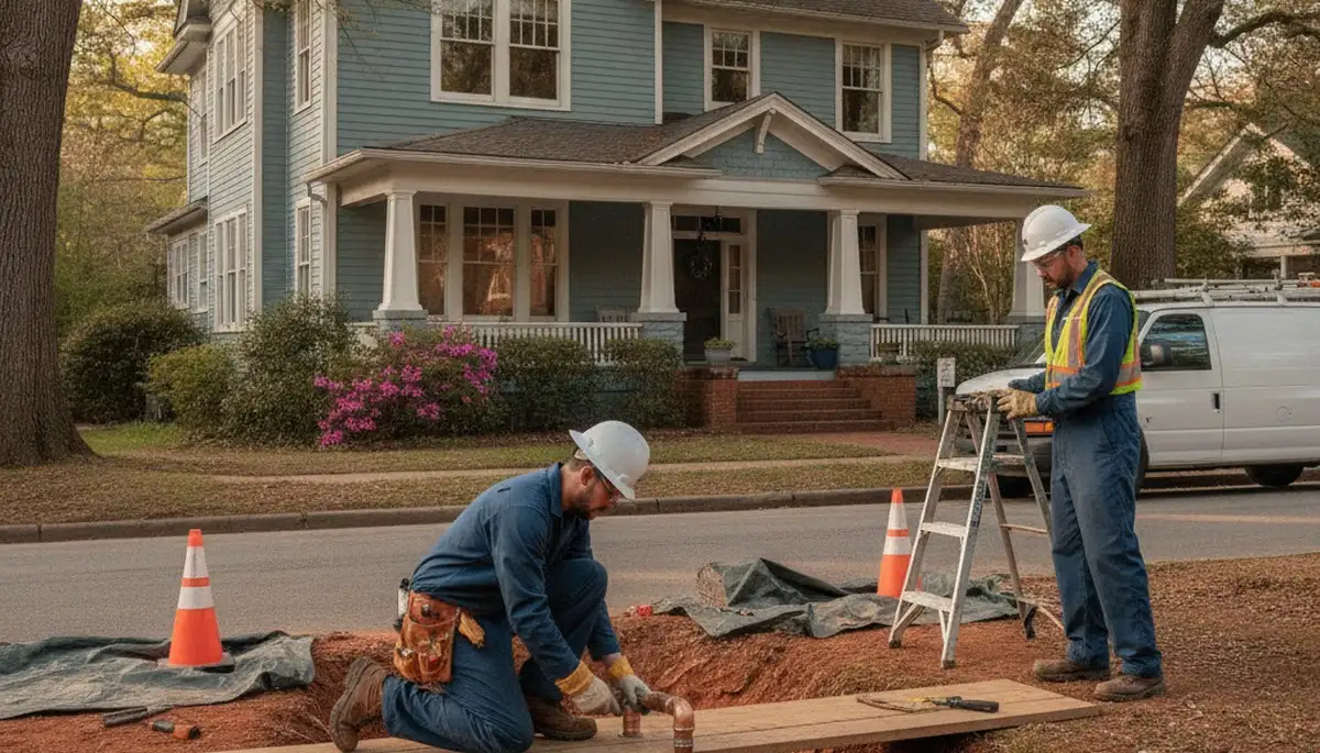 Atlanta, GA plumbing repair service truck for emergency leak and pipe fixes