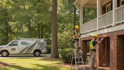 Atlanta, GA emergency plumbing repair service team helping homeowners with fast leak fixes