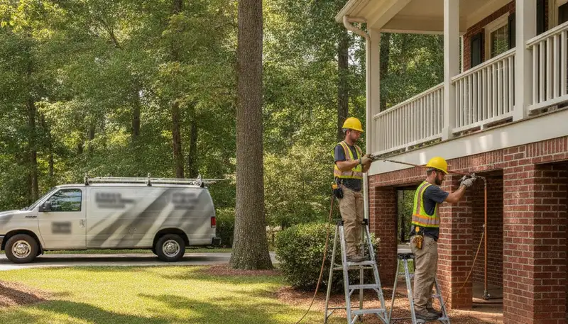 Atlanta, GA emergency plumbing repair service team helping homeowners with fast leak fixes