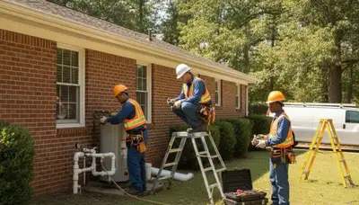 Atlanta, GA emergency plumbing repair service van for residential and commercial leak repairs