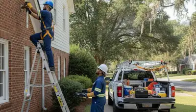 Plumbing repair team serving Atlanta, GA for emergency leak and pipe repair services