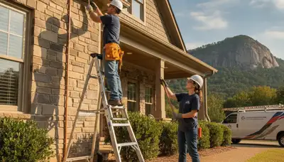 Atlanta, GA plumbing repair team responding to an emergency service call
