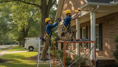 Plumber repairing a leak in Atlanta, GA for emergency plumbing service
