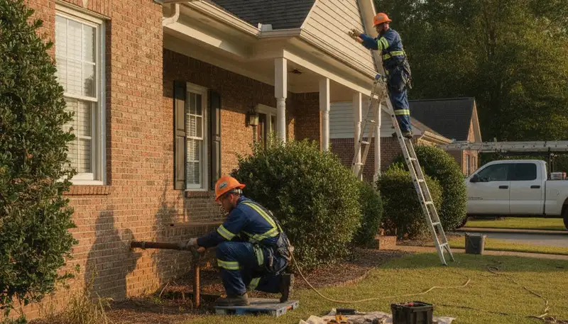Atlanta, GA plumbing repair team providing emergency leak and pipe repair service