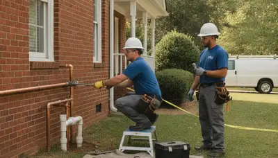 Atlanta, GA plumbing repair technician providing emergency leak and pipe repair service